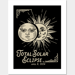 Total Solar Eclipse 2024 Posters and Art